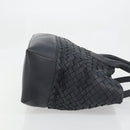 BOTTEGA VENETA INTRECCIATO Tote Bag Leather Black Auth YKZ864A-3
