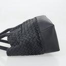 BOTTEGA VENETA INTRECCIATO Tote Bag Leather Black Auth YKZ864A-4