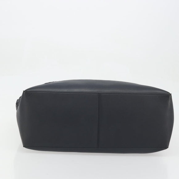 BOTTEGA VENETA INTRECCIATO Tote Bag Leather Black Auth YKZ864A