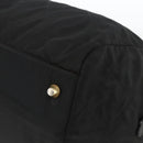 PRADA Boston Bag Nylon Black Gold Auth YKZ869-10