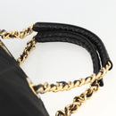 PRADA Boston Bag Nylon Black Gold Auth YKZ869-8