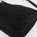 PRADA Accessory Pouch Nylon Black Silver Auth YKZ871A-14