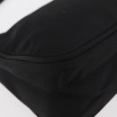 PRADA Accessory Pouch Nylon Black Silver Auth YKZ871A-15