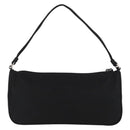 PRADA Accessory Pouch Nylon Black Silver Auth YKZ871A-2