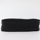 PRADA Accessory Pouch Nylon Black Silver Auth YKZ871A-5