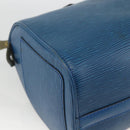 LOUIS VUITTON Epi Speedy 25 Hand Bag Toledo Blue M43015 LV Auth YKZ881A-9