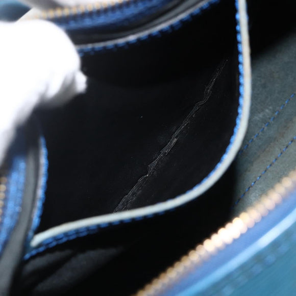 LOUIS VUITTON Epi Speedy 25 Hand Bag Toledo Blue M43015 LV Auth YKZ881A