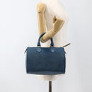 LOUIS VUITTON Epi Speedy 25 Hand Bag Toledo Blue M43015 LV Auth YKZ881A-20