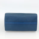 LOUIS VUITTON Epi Speedy 25 Hand Bag Toledo Blue M43015 LV Auth YKZ881A-5