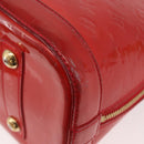 LOUIS VUITTON Vernis Alma PM Hand Bag Rouge Grunadine M91693 LV Auth YKZ887-14