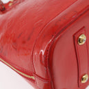LOUIS VUITTON Vernis Alma PM Hand Bag Rouge Grunadine M91693 LV Auth YKZ887-15