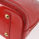 LOUIS VUITTON Vernis Alma PM Hand Bag Rouge Grunadine M91693 LV Auth YKZ887-16