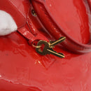 LOUIS VUITTON Vernis Alma PM Hand Bag Rouge Grunadine M91693 LV Auth YKZ887-10