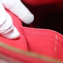 LOUIS VUITTON Vernis Alma PM Hand Bag Rouge Grunadine M91693 LV Auth YKZ887-12