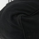 FENDI Tote Bag Nylon Black Silver Auth YKZ893-14