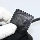 FENDI Tote Bag Nylon Black Silver Auth YKZ893-12