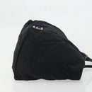 FENDI Tote Bag Nylon Black Silver Auth YKZ893-3