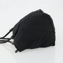 FENDI Tote Bag Nylon Black Silver Auth YKZ893-4