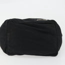 FENDI Tote Bag Nylon Black Silver Auth YKZ893-5