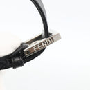 FENDI Mamma Baguette Shoulder Bag Nylon Black Silver Auth YKZ897-10