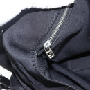FENDI Mamma Baguette Shoulder Bag Nylon Black Silver Auth YKZ897-17