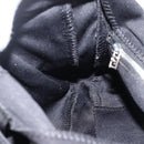 FENDI Mamma Baguette Shoulder Bag Nylon Black Silver Auth YKZ897-18