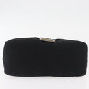 FENDI Mamma Baguette Shoulder Bag Nylon Black Silver Auth YKZ900-5