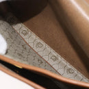 Christian Dior Honeycomb Canvas Hand Bag PVC Beige Gold Auth YKZ902-21