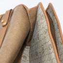 Christian Dior Honeycomb Canvas Hand Bag PVC Beige Gold Auth YKZ902-23