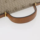 Christian Dior Honeycomb Canvas Hand Bag PVC Beige Gold Auth YKZ902-8