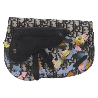 Christian Dior Trotter Canvas Saddle Alex Foxton Collaboration Navy Auth YKZ905M - 0