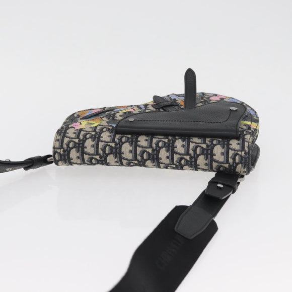 Christian Dior Trotter Canvas Saddle Alex Foxton Collaboration Navy Auth YKZ905M