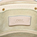 Chloe Hailey Hand Bag Leather 2way Pink Gold 02165665 Auth YKZ911A-21
