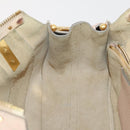 Chloe Hailey Hand Bag Leather 2way Pink Gold 02165665 Auth YKZ911A-23