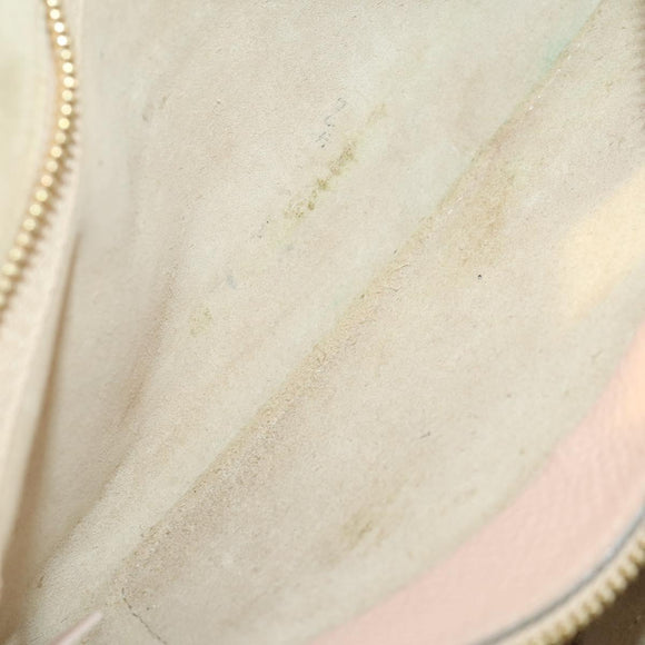 Chloe Hailey Hand Bag Leather 2way Pink Gold 02165665 Auth YKZ911A
