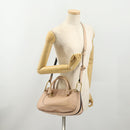 Chloe Hailey Hand Bag Leather 2way Pink Gold 02165665 Auth YKZ911A-26