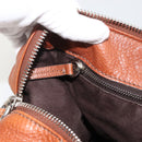 Chloe Paddington Hand Bag Leather Brown Gold Silver Auth YKZ912A-21