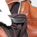 Chloe Paddington Hand Bag Leather Brown Gold Silver Auth YKZ912A-23
