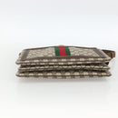 GUCCI GG Supreme Web Sherry Line Bag PVC Beige Gold 14 01 4085 Auth YKZ913-5