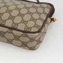 GUCCI GG Supreme Shoulder Bag PVC Beige Gold 97 02 068 Auth YKZ914-9