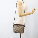 GUCCI GG Supreme Shoulder Bag PVC Beige Gold 97 02 068 Auth YKZ914-20