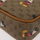 GUCCI Micro GG Supreme Disney collaboration bag PVC Beige 602695 Auth YKZ921SAM-11
