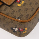 GUCCI Micro GG Supreme Disney collaboration bag PVC Beige 602695 Auth YKZ921SAM-12