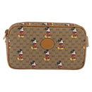 GUCCI Micro GG Supreme Disney collaboration bag PVC Beige 602695 Auth YKZ921SAM-2