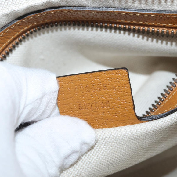 GUCCI Micro GG Supreme Disney collaboration bag PVC Beige 602695 Auth YKZ921SAM