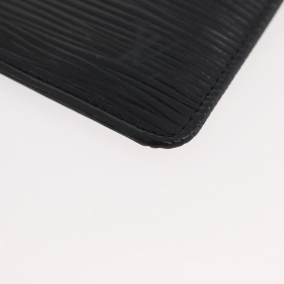 LOUIS VUITTON Epi Pochette Cles Coin Purse Black M63802 LV Auth YKZ924