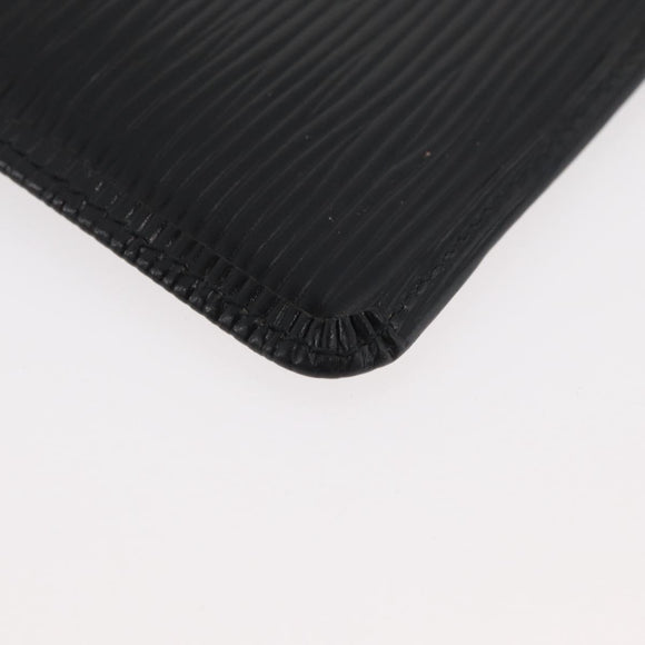 LOUIS VUITTON Epi Pochette Cles Coin Purse Black M63802 LV Auth YKZ924