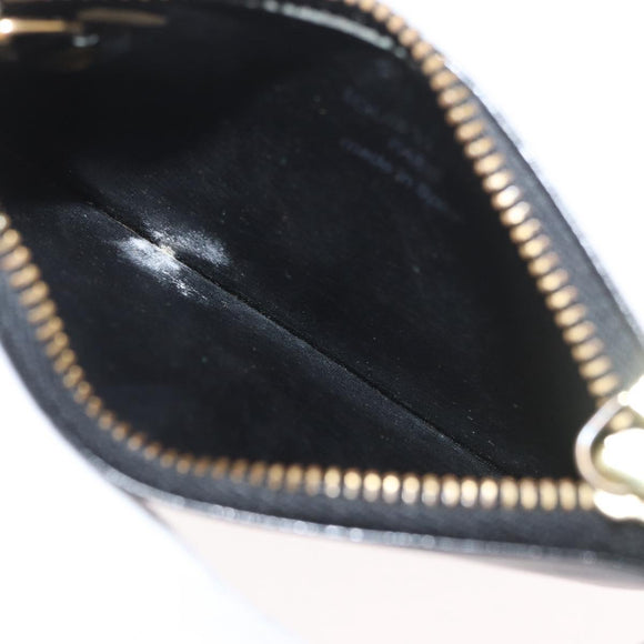 LOUIS VUITTON Epi Pochette Cles Coin Purse Black M63802 LV Auth YKZ924