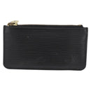 LOUIS VUITTON Epi Pochette Cles Coin Purse Black M63802 LV Auth YKZ924-13
