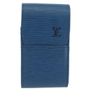 LOUIS VUITTON Epi Etui Cigarette Case Blue LV Auth YKZ925A-13